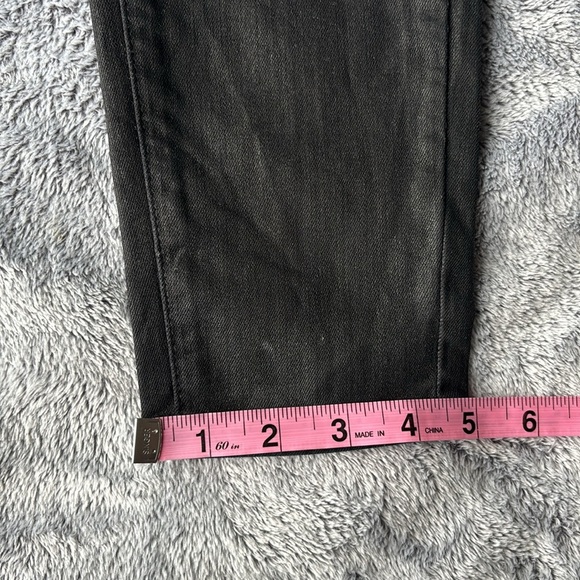 PAIGE Verdugo Ankle Black Silk Coated Skinny Jean Size 27 EUC - Picture 10 of 10
